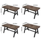 Industrial Rectangle Dining Table Pine Solid Wood Table with Black Trestle Base Clearhalo ' dining_table' 'Dining Tables & Seating' 'Dining Tables' 'furn' 'furn_dining_table' 'Furniture' 'furniture_dining_table' 'Kitchen & Dining Furniture' 'kitchen&dining_furn' 'kitchen' 'kitchen_dining_table' 1200x1200_486c5214-98b6-46fc-908e-9e046a271b8a