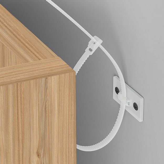 Libreria moderna standard ingegnerizzata in legno chiuso.