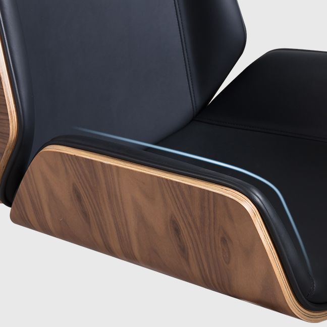 High Back Office Chair Leather Seat with Fixed Armrest Adjustable with Office Chair Clearhalo 'furn' 'furn_office_chair' 'Furniture' 'furniture_office_chair' 'Office Chairs' 'Office Furniture' 'office_chair' 1200x1200_486cc9fb-febc-4e18-a0e0-fbc02b1e83d0