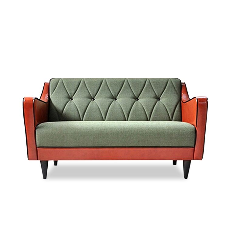 Divano resistente alle macchie con pista piena di barattoli a back-back glam.