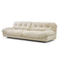 Tufted Backrest Sectional Sponge Padded Armless Off-white Sofa Clearhalo 'furn' 'furn_sectionals' 'Furniture' 'Living Room Furniture' 'Sectionals' 1200x1200_48702168-c189-42fb-8ede-c9e6697580d5