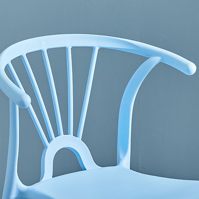 Contemporary Stackable Chairs Dining Kitchen Arm Chair with Plastic Legs Clearhalo 'Dining Chairs' 'Dining Tables & Seating' 'dining_chair' 'Furniture' 'furniture_dining_chair' 'Kitchen & Dining Furniture' 1200x1200_48736d3e-dabd-4892-ac46-17c96732d4a0