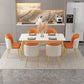 Minimalist White Rectangle Shape Dining Set Sintered Stone Top Dining Set with 4 Legs Table Clearhalo 'Dining Room Sets' 'Dining Tables & Seating' 'dining_room_set' 'furn' 'furn_dining_room_set' 'Furniture' 'furniture_dining_room_set' 'Kitchen & Dining Furniture' 'kitchen&dining_furn' 'kitchen' 1200x1200_4873f38c-6d63-43d5-b6ce-dafc12191597