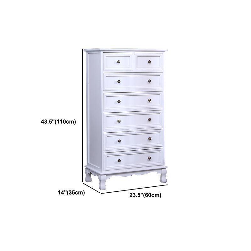 Nautische matte Oberfläche Aufbewahrungstruhe Massivholz Schlafzimmer Kommode