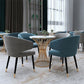Round 1/2/5 Pieces Dining Set Modern Style Faux Marble Dining Set for Home Use