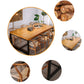 Solid Wood Top Dining Table Industrial Rectangle Table with Trestle Base Clearhalo 'Dining Tables & Seating' 'Dining Tables' 'dining_table' 'furn' 'furn_dining_table' 'Furniture' 'furniture_dining_table' 'Kitchen & Dining Furniture' 1200x1200_48788c69-bb5d-4c49-8de4-e682df4fa385