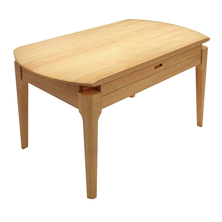 Modern Style Solid Wood Dining Table Rectangle Home Table with 4 Legs for Home Clearhalo ' dining_table' 'Dining Tables & Seating' 'Dining Tables' 'furn' 'furn_dining_table' 'Furniture' 'furniture_dining_table' 'Kitchen & Dining Furniture' 'kitchen&dining_furn' 'kitchen' 'kitchen_dining_table' 1200x1200_487a4f65-e0fb-47a3-9e5c-7bc6d93f4a7a