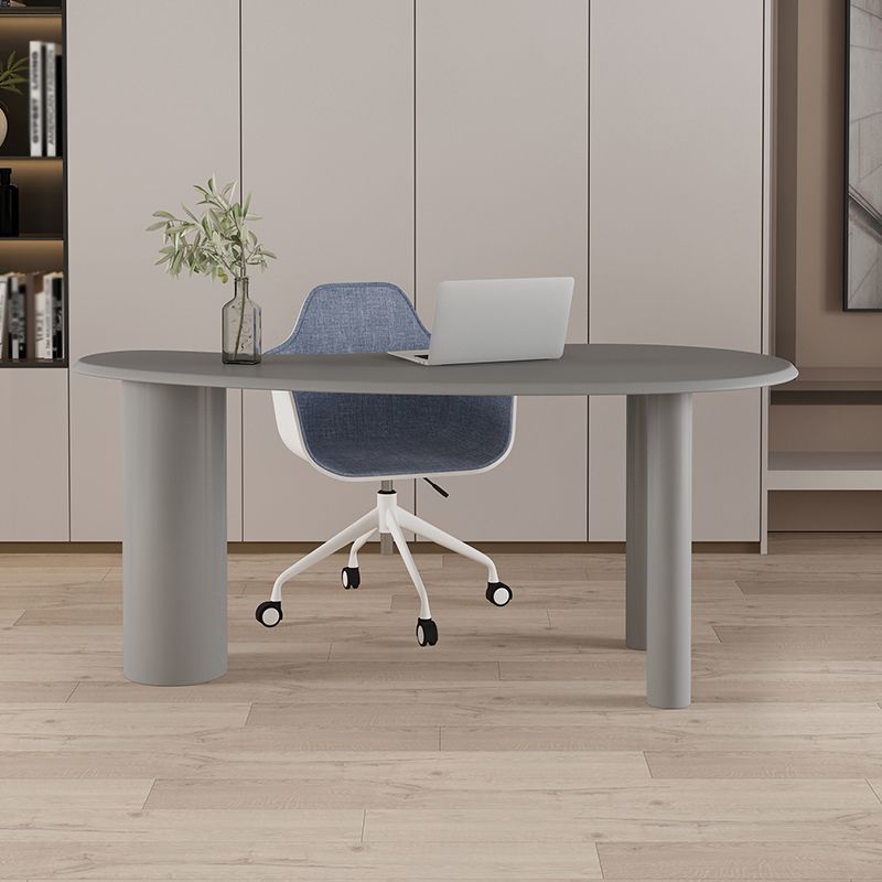 Contemporary Style Writing Desk Curved Bedroom and Office Desk Clearhalo 'furn' 'furn_office_desk' 'Furniture' 'Office Desks' 'Office Furniture' 'office_desk' 1200x1200_487eae15-ec65-45c1-be15-3c0ee4b51e75
