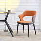 Minimalist Style Leather Dining Chairs Open Back Dining Side Chairs for Home Clearhalo ' kitchen&dining_furn' 'Dining Chairs' 'Dining Tables & Seating' 'dining_chair' 'furn' 'furn_dining_chair' 'Furniture' 'furniture_dining_chair' 'Kitchen & Dining Furniture' 'kitchen' 1200x1200_487fa7a6-bb7a-47e6-914f-6afab509a365