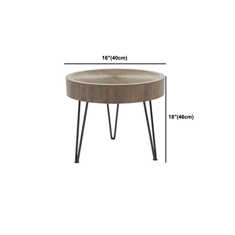 Round Wooden Coffee Table North European 3 Legs Coffee Table Clearhalo 'Coffee & Accent Tables' 'Coffee Tables' 'coffee_tables' 'furn' 'furn_coffee_tables' 'Furniture' 'Living Room Furniture' 1200x1200_487fdd96-98f8-4ee4-973c-b1701b1cc758