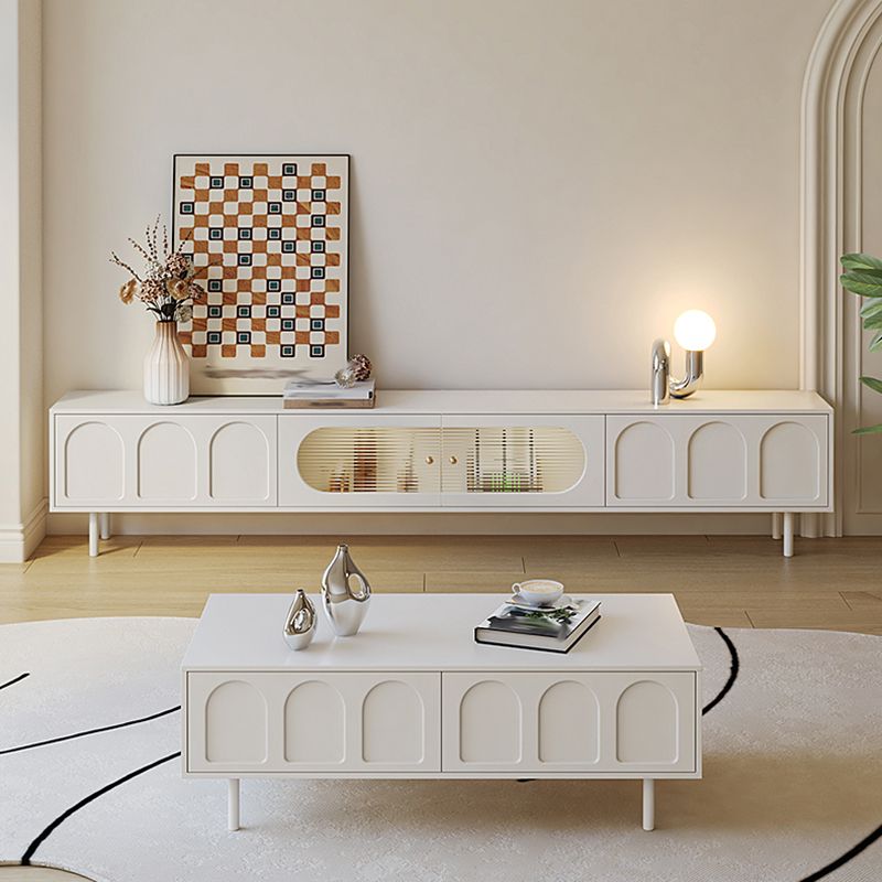 Modern TV Console Wooden Media Console TV Stand with 2 Drawers Clearhalo 'furn' 'furn_tv_stands_entertainment_centers' 'Furniture' 'Living Room Furniture' 'TV Stands & Entertainment Centers' 'TV Stands & Media Storage Furniture' 'tv_stands_entertainment_centers' 1200x1200_4880db49-b1d3-4ee5-b918-ad0f97e6cbd8