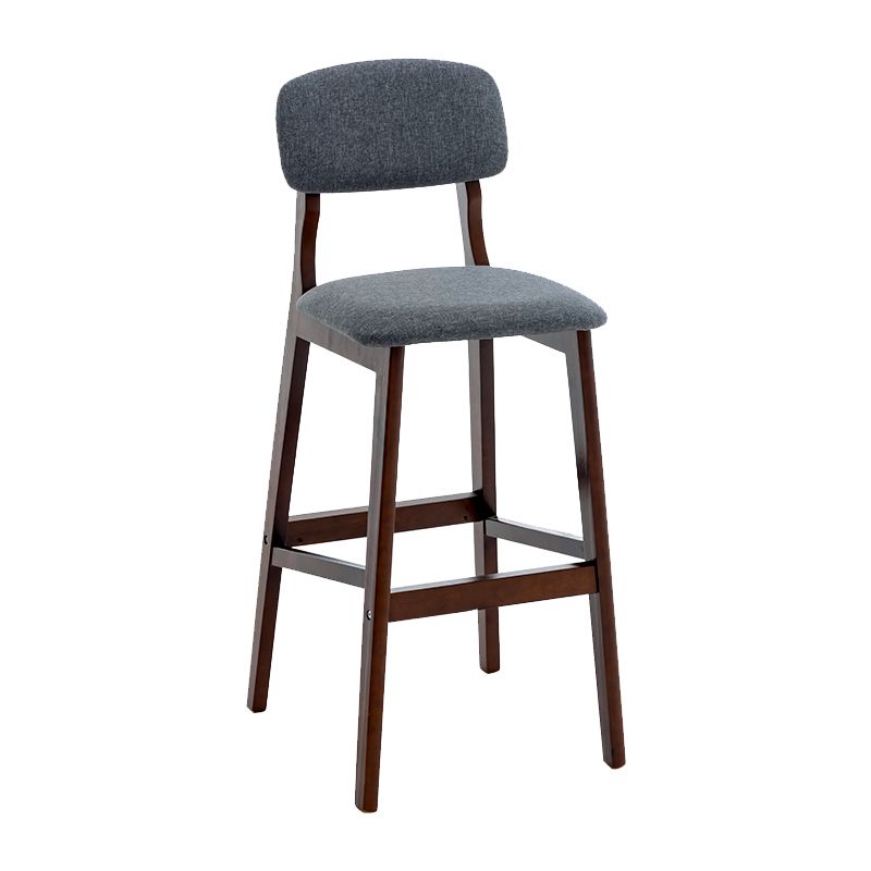 Contemporary Counter Bar Stool Backrest Espresso Wood Bar Stool with Footrest Clearhalo 'Bar Furniture' 'Bar Stools' 'bar_stools' 'furn' 'furn_bar_stools' 'furniture_bar_stools' 'Kitchen & Dining Furniture' 'kitchen&dining_furn' 'kitchen' 'kitchen_furn' Furniture' 1200x1200_48822328-9291-459a-8c42-2a3e824d2d79