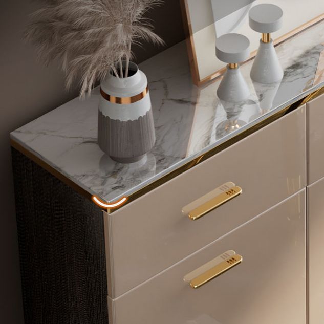 Aparador de piedra de piedra estantes ajustables de comedor de cocina