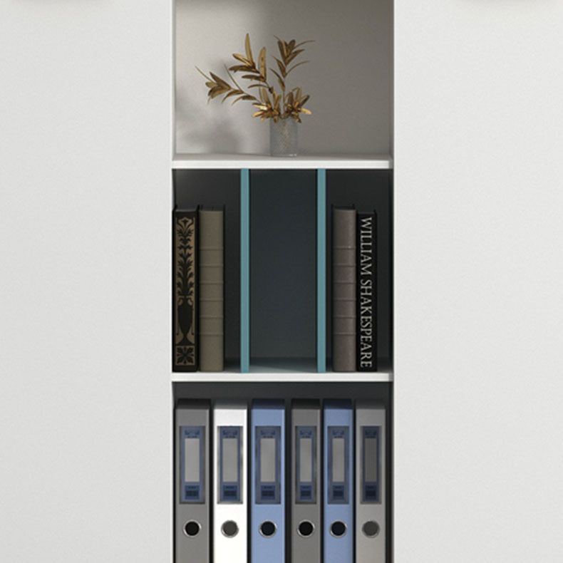 Archivador de madera de archivos laterales escandinavos para la oficina de madera para la oficina en casa