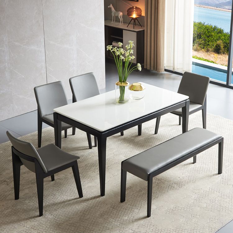 Mid-Century Rectangle Dining Table 4-foot Dining Room Furniture for Home Clearhalo ' dining_table' 'Dining Tables & Seating' 'Dining Tables' 'furn' 'furn_dining_table' 'Furniture' 'furniture_dining_table' 'Kitchen & Dining Furniture' 'kitchen&dining_furn' 'kitchen' 'kitchen_dining_table' 1200x1200_48857bc4-4045-4be8-ad0b-21c2500c7c74