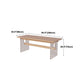 Solid Wood and Acrylic Dinette Table Modern Rectangle Dinner Table Kitchen Home Clearhalo 'Dining Tables & Seating' 'Dining Tables' 'dining_table' 'furn' 'furn_dining_table' 'Furniture' 'furniture_dining_table' 'Kitchen & Dining Furniture' 'kitchen' 'kitchen_dining_table' 1200x1200_4885df68-7f50-4e7b-b863-8d907196aeec
