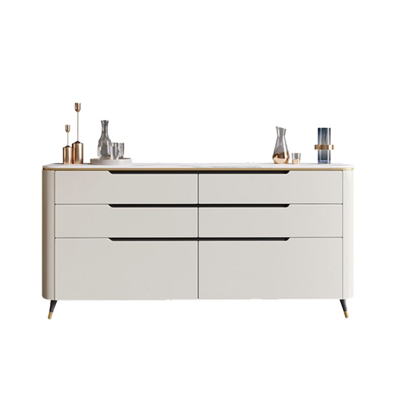 Modern sideboard a buffet a 6 cassetto tavolo da sella per uso soggiorno