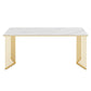 Glam Iron Dining Table Set 1/2/5/7 Pieces Dinette Set with Rectangle Sintered Stone Top Clearhalo 'Dining Room Sets' 'Dining Tables & Seating' 'dining_room_set' 'furn' 'furn_dining_room_set' 'Furniture' 'Kitchen & Dining Furniture' 1200x1200_4888a3c7-4221-48a2-a6f5-1f0ca5a9d417