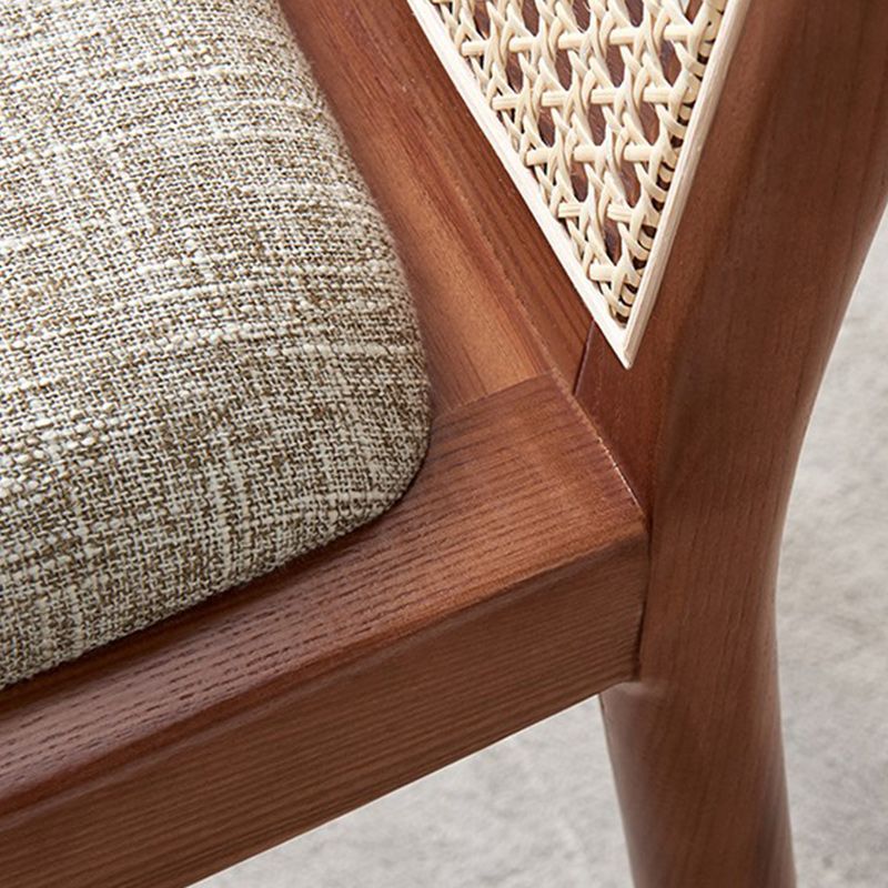 Chaise latéral en bois massif massif