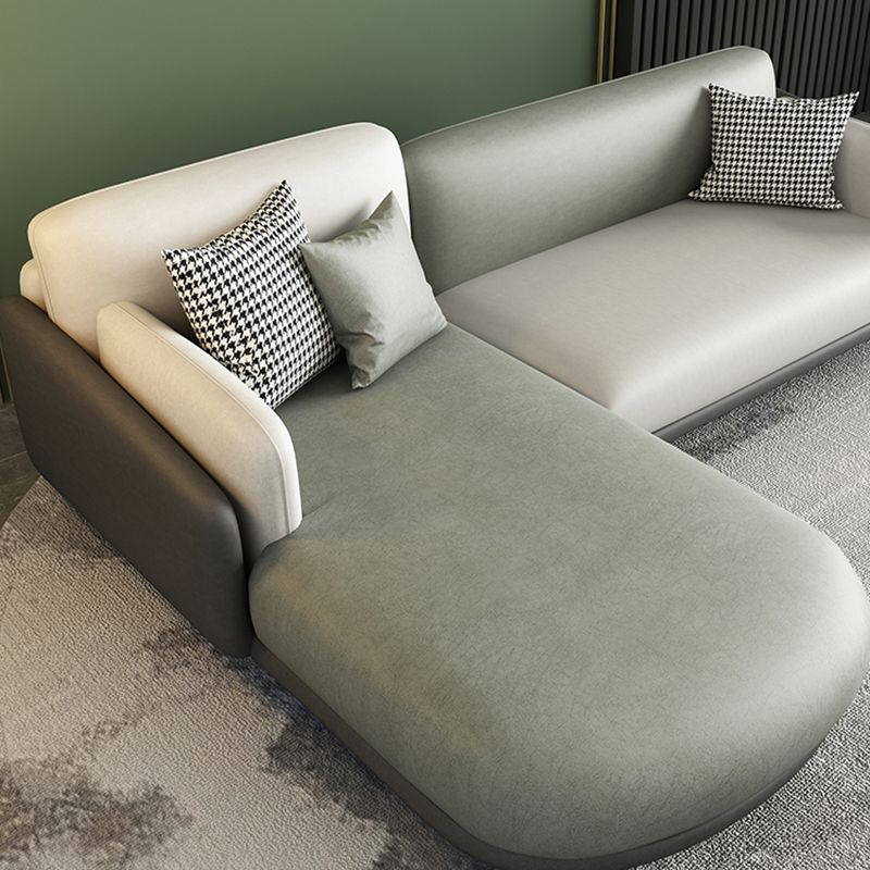 Ultra-Modern Pillow Top Arm Sofa Green and White Couch for Apartment Clearhalo 'furn' 'furn_sofas' 'Furniture' 'furniture_sofas' 'Living Room Furniture' 'Sofa' 'sofas' 1200x1200_488aa350-2531-4400-b2b2-1c69eb4f498c