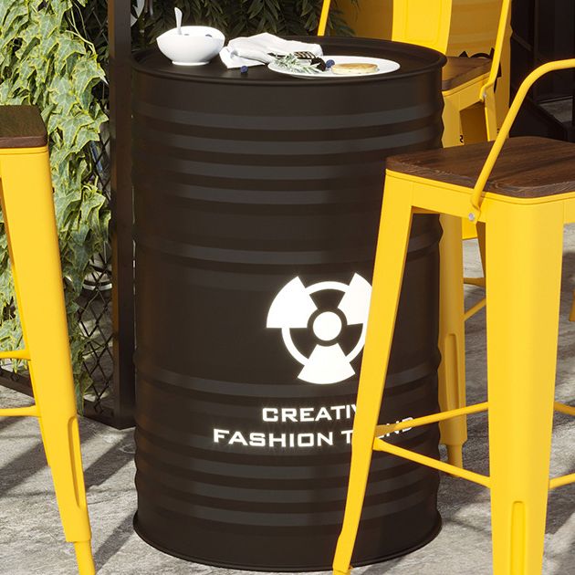 1/2/4 pezzi sgabello da bar industriale e set da tavolo in metallo