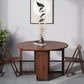 Mid-Century Modern Dining Table Brown Round Solid Wood Dining Table for Home Clearhalo ' dining_table' 'Dining Tables & Seating' 'Dining Tables' 'furn' 'furn_dining_table' 'Furniture' 'furniture_dining_table' 'Kitchen & Dining Furniture' 'kitchen&dining_furn' 'kitchen' 'kitchen_dining_table' 1200x1200_488b9b66-dfad-4561-bac8-dfdcbb228cf8