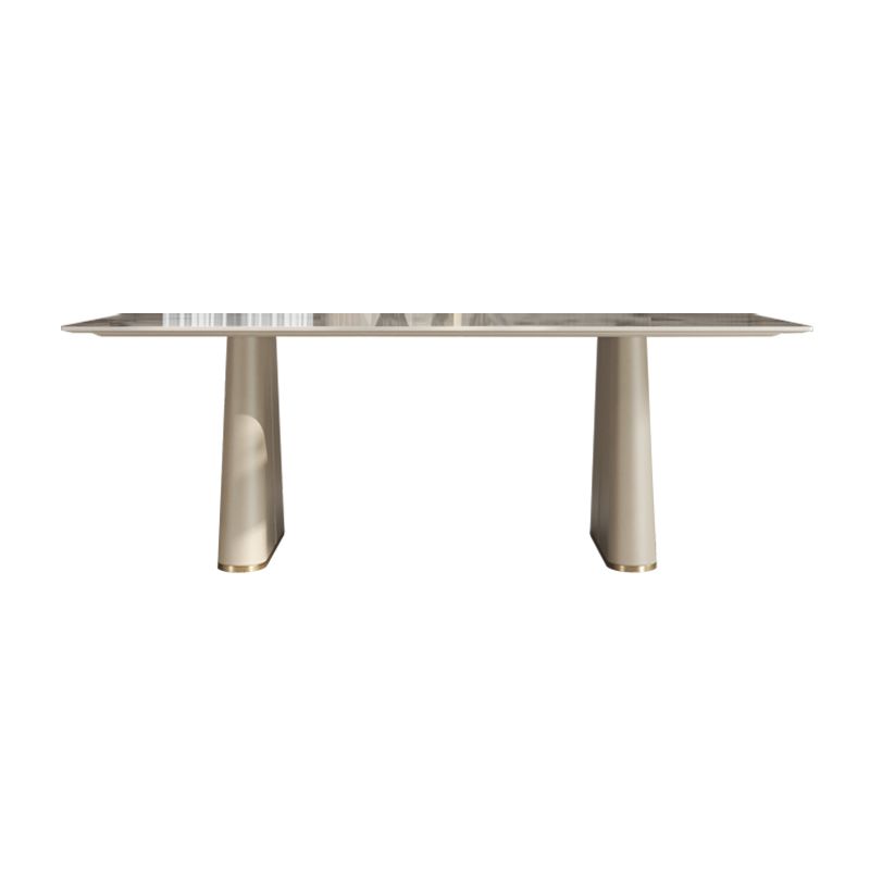 Nordic Style 1/4/5/7 Pieces Furniture Rectangle Stone Dining Table Set in White Clearhalo 'Dining Room Sets' 'Dining Tables & Seating' 'dining_room_set' 'furn' 'furn_dining_room_set' 'Furniture' 'Kitchen & Dining Furniture' 1200x1200_488bbae7-aeb9-48c0-bb84-a6f6cadc0a51