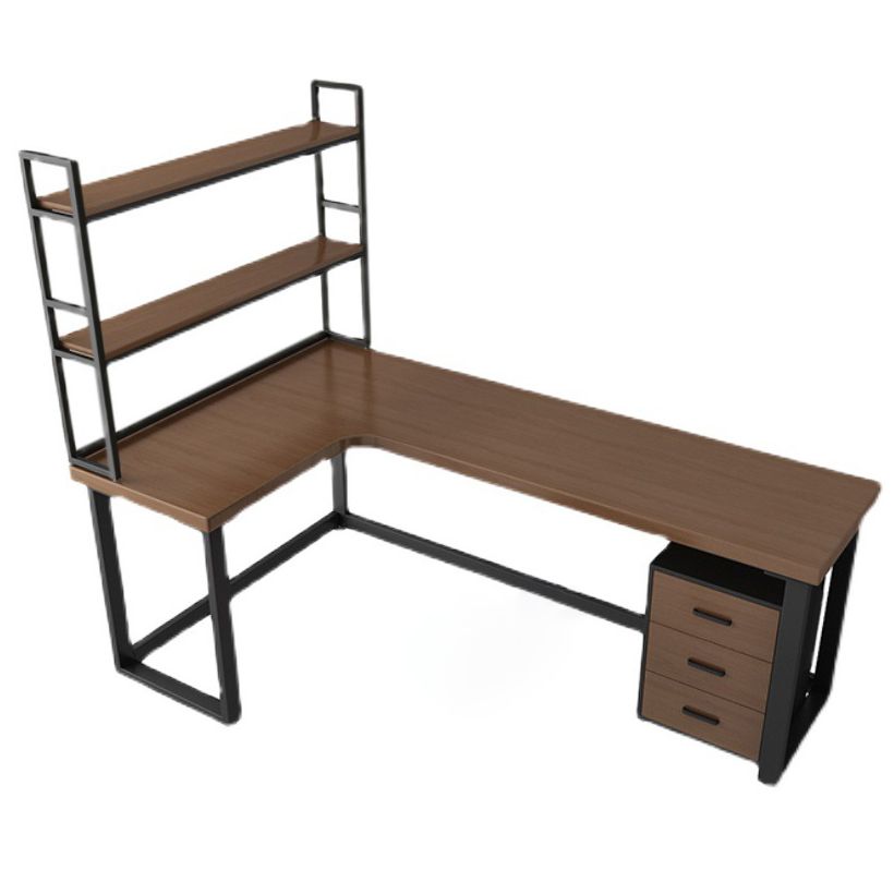 Modern L-Shape Home Bedroom Desk Office Solid Wood Writing Desk Clearhalo 'furn' 'furn_office_desk' 'Furniture' 'furniture_office_desk' 'Office Desks' 'Office Furniture' 'office_desk' 1200x1200_488d61f5-2bf9-4d54-8e16-6101556fb822