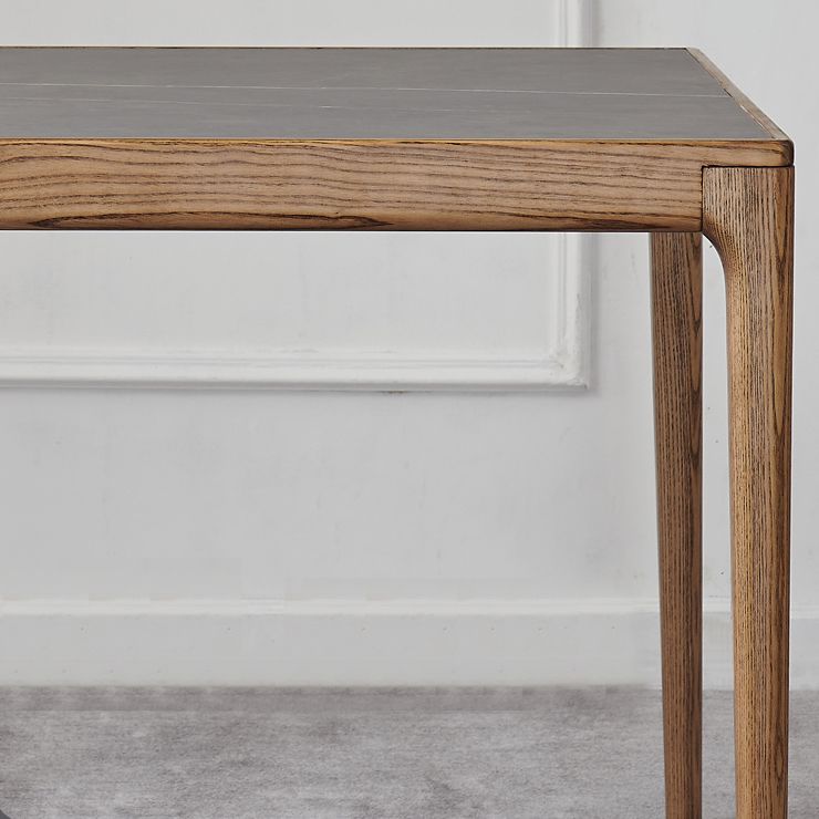 Square 4 Legs Industrial Dining Table Grey Fixed Table of Sintered Stone Clearhalo ' dining_table' 'Dining Tables & Seating' 'Dining Tables' 'furn' 'furn_dining_table' 'Furniture' 'furniture_dining_table' 'Kitchen & Dining Furniture' 'kitchen&dining_furn' 'kitchen' 'kitchen_dining_table' 1200x1200_488f3b0a-ceea-4873-914c-4c83f95bf988
