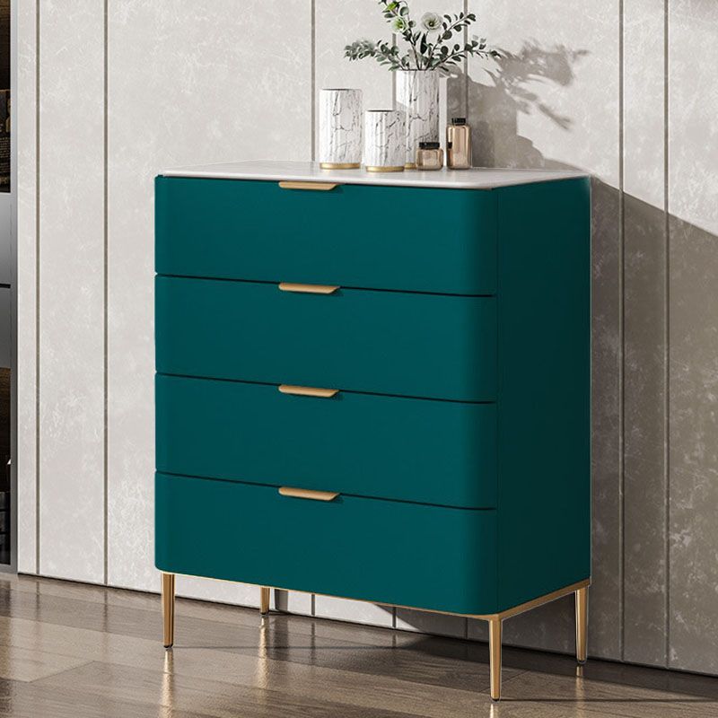 Vaste houten glamour opbergkast dressoir verticale opbergkast met metalen voeten