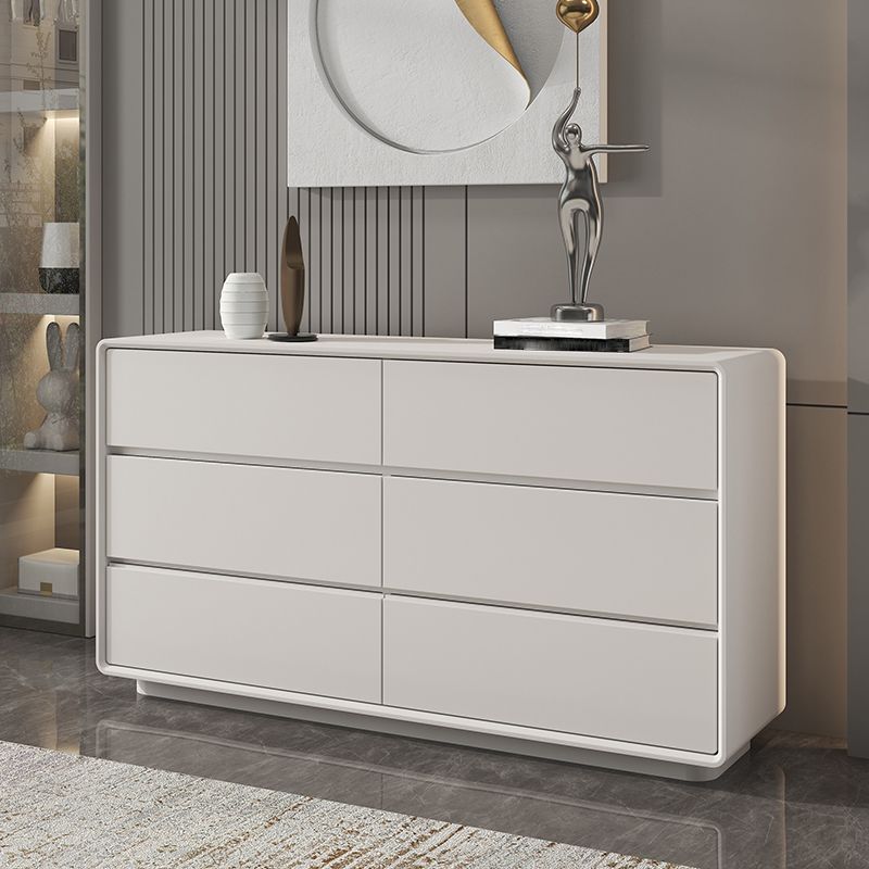 Tocador de cofre de almacenamiento contemporáneo con cajones