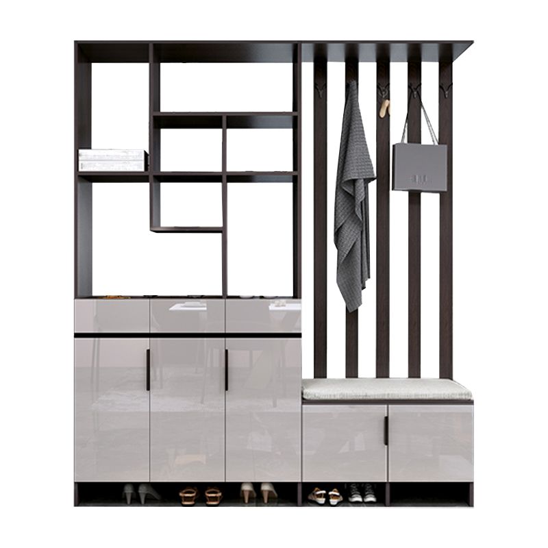 Modern Wooden 13.77" Wide Accent Cabinet with Drawers and Shelves Clearhalo 'Cabinets & Chests' 'cabinets_chests' 'furn' 'furn_cabinets_chests' 'Furniture' 'Living Room Furniture' 1200x1200_489b5371-2e4f-4d89-928f-810ef9693605