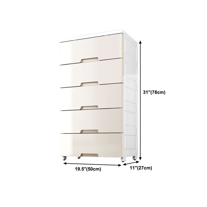 Lingerie Chest Contemporary Plastic Chest with Drawers for Bedroom Clearhalo 'Bedroom Furniture' 'Dressers & Chests' 'dressers_chests' 'furn' 'furn_dressers_chests' 'Furniture' 1200x1200_489c029c-f4ab-4681-a595-1b45a0d710fd