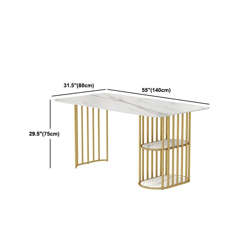 Nordic 1/2/5 Pieces Dining Set White Stone Top Dining Furniture Clearhalo 'Dining Room Sets' 'Dining Tables & Seating' 'dining_room_set' 'furn' 'furn_dining_room_set' 'Furniture' 'Kitchen & Dining Furniture' 1200x1200_489cec0a-4ee1-44ef-9c0e-c8e46d231a70