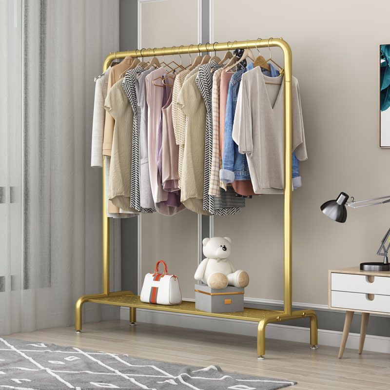 Glam Hall Stand Metal Hanging Rail e Kit di ingresso a scaffale inferiore