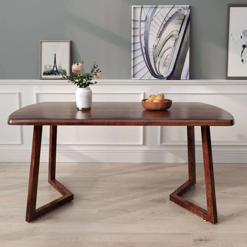 Modern 1/2/5 Pieces Dining Set Rectangle Wood Dining Table Set for Dining Room Clearhalo 'Dining Room Sets' 'Dining Tables & Seating' 'dining_room_set' 'furn' 'furn_dining_room_set' 'Furniture' 'furniture_dining_room_set' 'Kitchen & Dining Furniture' 'kitchen&dining_furn' 'kitchen' 1200x1200_489fd2e2-f20c-4ad2-9534-5f494699469b