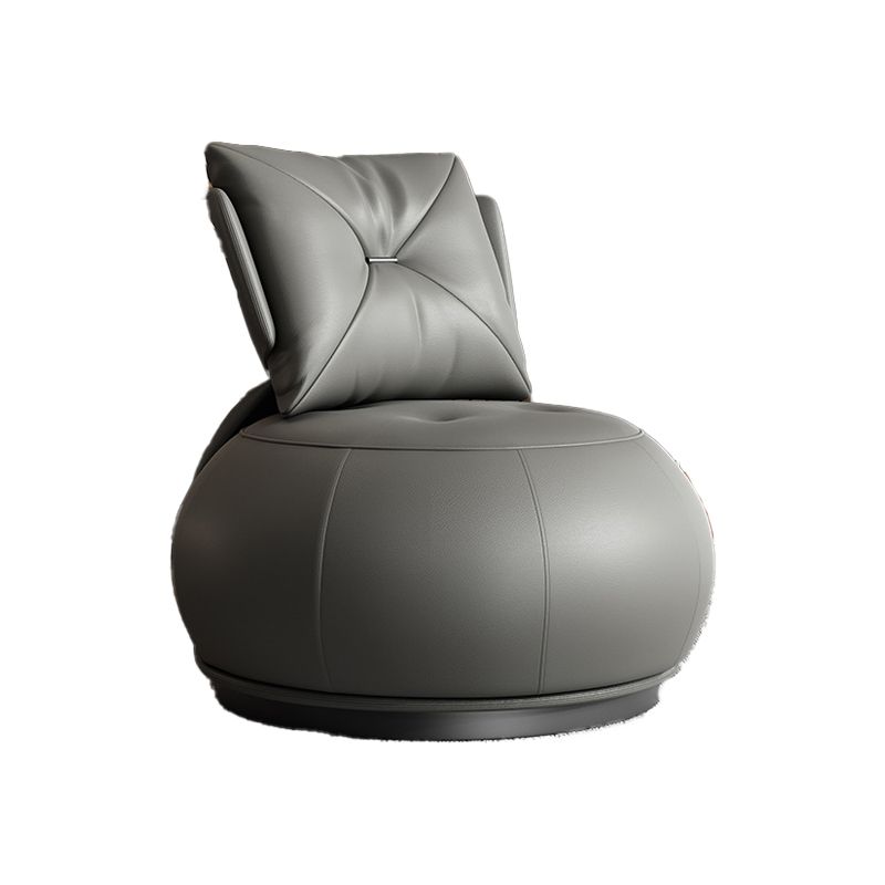 Contemporary Solid Color Lounge Chair Living Room Swivel Side Chair Clearhalo 'Accent Chairs' 'accent_chairs' 'Chairs & Seating' 'furn' 'furn_accent_chairs' 'Furniture' 'Living Room Furniture' 1200x1200_48a0cc13-dee0-4166-a5e7-788f752f0782