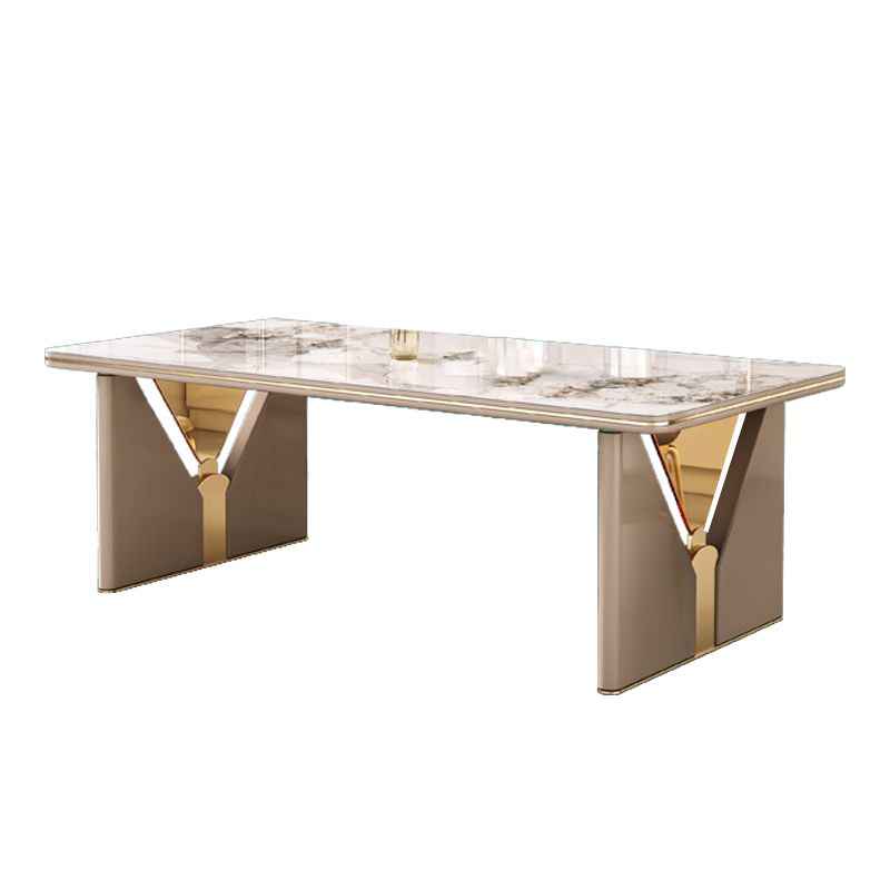 Set di tavoli da pranzo bianca ad alta lucido 1/4/5/7 pezzi Dinette in pietra per la cucina