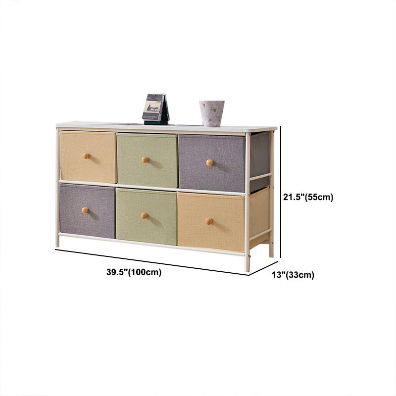 Poitrine de rangement contemporaine Chéchance à tissus avec tiroirs pour la maison / le bureau