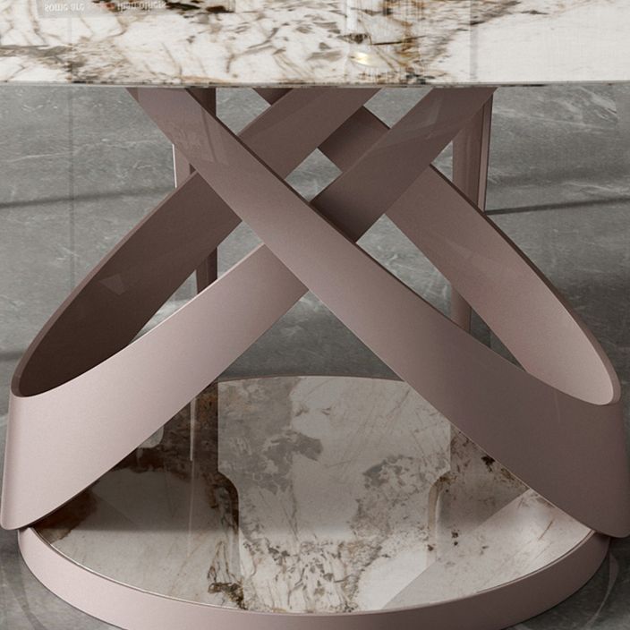 Casual Sintered Stone Standard Dining Table Rectangle Shape Dining Table with Pedestal Base Clearhalo ' dining_table' 'Dining Tables & Seating' 'Dining Tables' 'furn' 'furn_dining_table' 'Furniture' 'furniture_dining_table' 'Kitchen & Dining Furniture' 'kitchen&dining_furn' 'kitchen' 'kitchen_dining_table' 1200x1200_48a5d0ba-28d6-41d3-a1a0-381388d19261