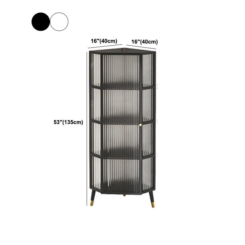 Rack de bouteille à vin de sol en métal.