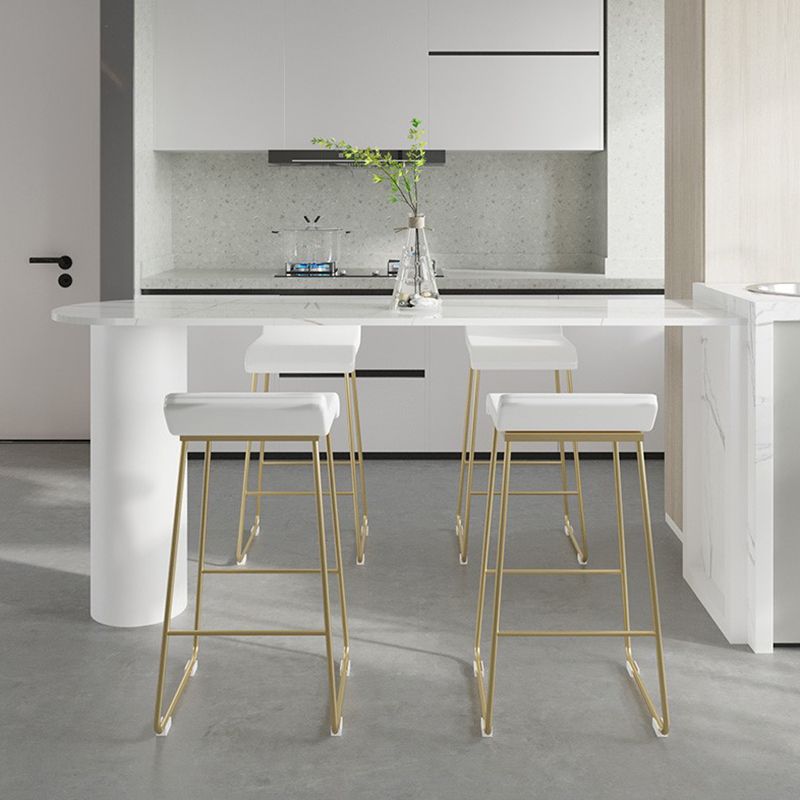 PU Leather Barstools Industrial Metal Armless Bar Stool with Footrest Clearhalo 'Bar Furniture' 'Bar Stools' 'bar_stools' 'furn' 'furn_bar_stools' 'Furniture' 'Kitchen & Dining Furniture' 1200x1200_48a7637b-1096-4938-84ac-e4e41956cdf6