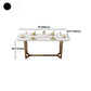 Sintered Stone Table for Restaurant Luxury Dining Table with Trestle Base Clearhalo 'Dining Tables & Seating' 'Dining Tables' 'dining_table' 'furn' 'furn_dining_table' 'Furniture' 'furniture_dining_table' 'Kitchen & Dining Furniture' 'kitchen' 'kitchen_dining_table' 1200x1200_48a7e621-3efc-4590-b6c6-fba9ad738d1a