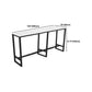 Modern 1/2/7 Pieces Bar Table Set Rectangle Stone Counter Table with Stools for Balcony Clearhalo 'Bar Furniture' 'furn' 'furn_home_bar_bar_sets' 'Furniture' 'Home Bars & Bar Sets' 'home_bar_bar_sets' 'Kitchen & Dining Furniture' 1200x1200_48a93db6-7d05-4f6c-90cf-ffc876668458