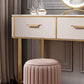Slate Top Makeup Vanity Set Glam Beige Vanity Dressing Table Set Clearhalo 'Bedroom Furniture' 'furn' 'furn_makeup_vanities' 'Furniture' 'Makeup Vanities' 'makeup_vanities' 1200x1200_48aaf783-fd20-4f22-a9ac-02406737ad65