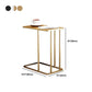 23.83 "Table de altura contemporánea de la mesa auxiliar de la mesa del lado C de metal C