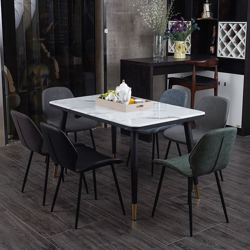 Wingback Side Chair Modern Leather Dining Chair for Dining Room Clearhalo 'Dining Chairs' 'Dining Tables & Seating' 'dining_chair' 'furn' 'furn_dining_chair' 'Furniture' 'Kitchen & Dining Furniture' 1200x1200_48ac4eb2-2c8e-4605-9e91-feeab9cf9960