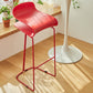 Scandinavian Restaurant Footrest Stool Matte Finish Plastic Bar Stool Clearhalo 'Bar Furniture' 'Bar Stools' 'bar_stools' 'furn' 'furn_bar_stools' 'Furniture' 'furniture_bar_stools' 'Kitchen & Dining Furniture' 1200x1200_48aeec16-92d4-4f21-bddc-60a6829209aa