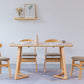 Contemporary Rectangle Dining Table Rubberwood Solid Wood Table with Double Pedestal Clearhalo ' dining_table' 'Dining Tables & Seating' 'Dining Tables' 'furn' 'furn_dining_table' 'Furniture' 'furniture_dining_table' 'Kitchen & Dining Furniture' 'kitchen&dining_furn' 'kitchen' 'kitchen_dining_table' 1200x1200_48afaed8-2465-4fa0-970e-3e52dcce2098