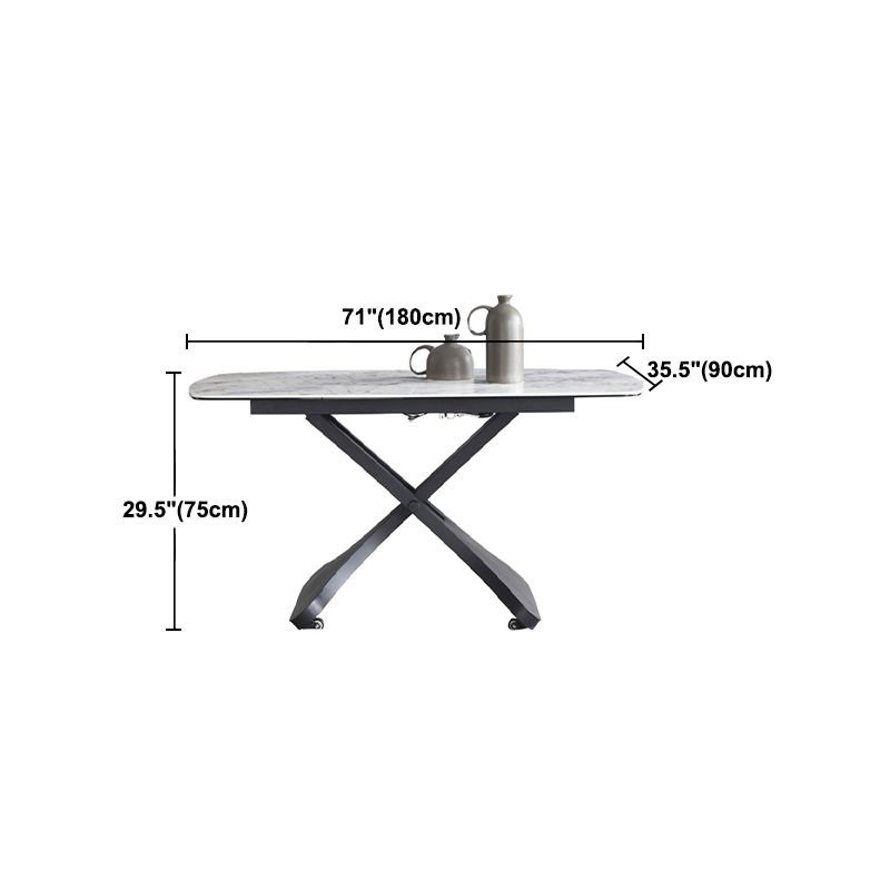 Modern 1/4/5/7 Pieces Dining Set Rectangle Sintered Stone Dining Table Set Clearhalo 'Dining Room Sets' 'Dining Tables & Seating' 'dining_room_set' 'furn' 'furn_dining_room_set' 'Furniture' 'furniture_dining_room_set' 'Kitchen & Dining Furniture' 'kitchen&dining_furn' 'kitchen' 1200x1200_48b265a6-6459-4a8d-b44e-512c6817527f